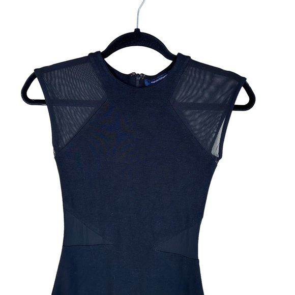 French Connection Black Viven Paneled Dress - Picture 8 of 9